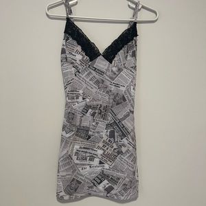 o mighty news paper dress